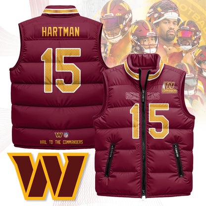Washington Commanders Unisex Puffer Vest