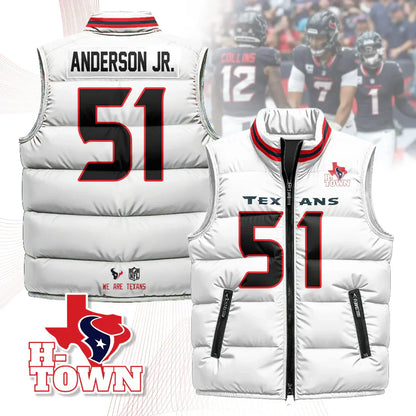 Houston Texans Unisex Puffer Vest
