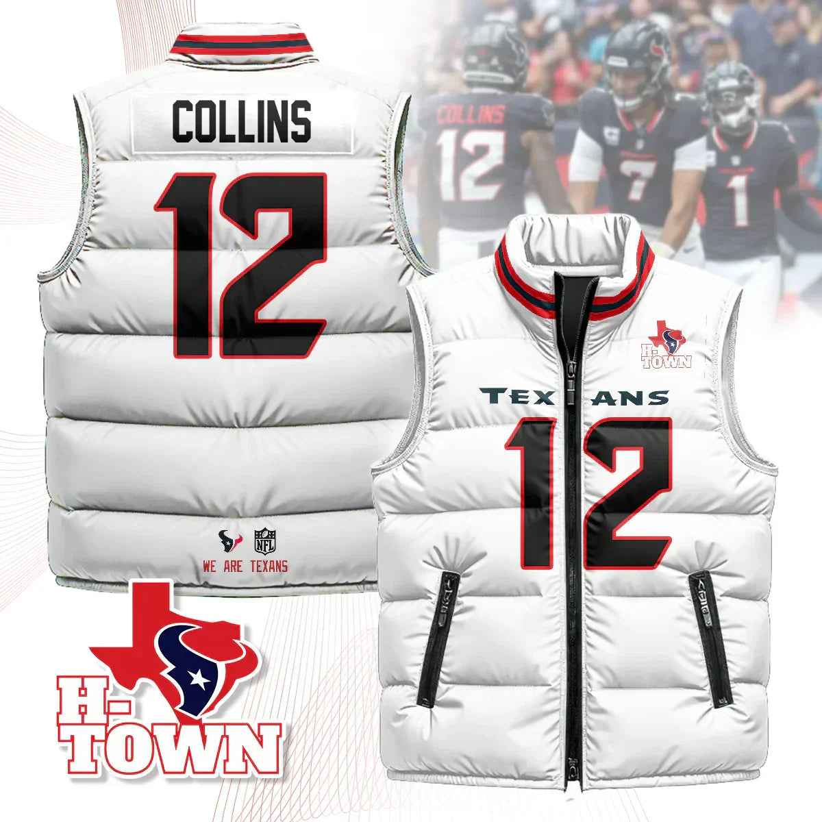 Houston Texans Unisex Puffer Vest