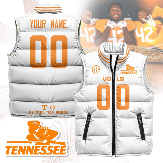 Custom Tennessee Volunteers Unisex Puffer Vest