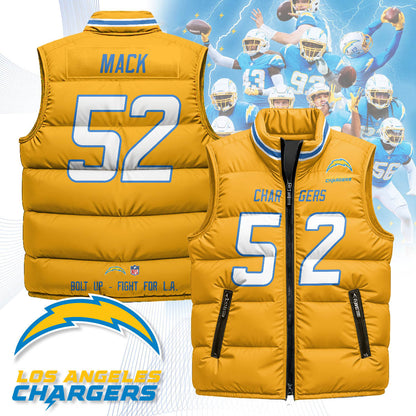 Los Angeles Chargers Unisex Puffer Vest