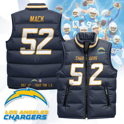Los Angeles Chargers Unisex Puffer Vest