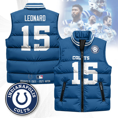 Indianapolis Colts Unisex Puffer Vest