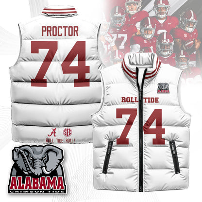 Alabama Crimson Tide Unisex Puffer Vest