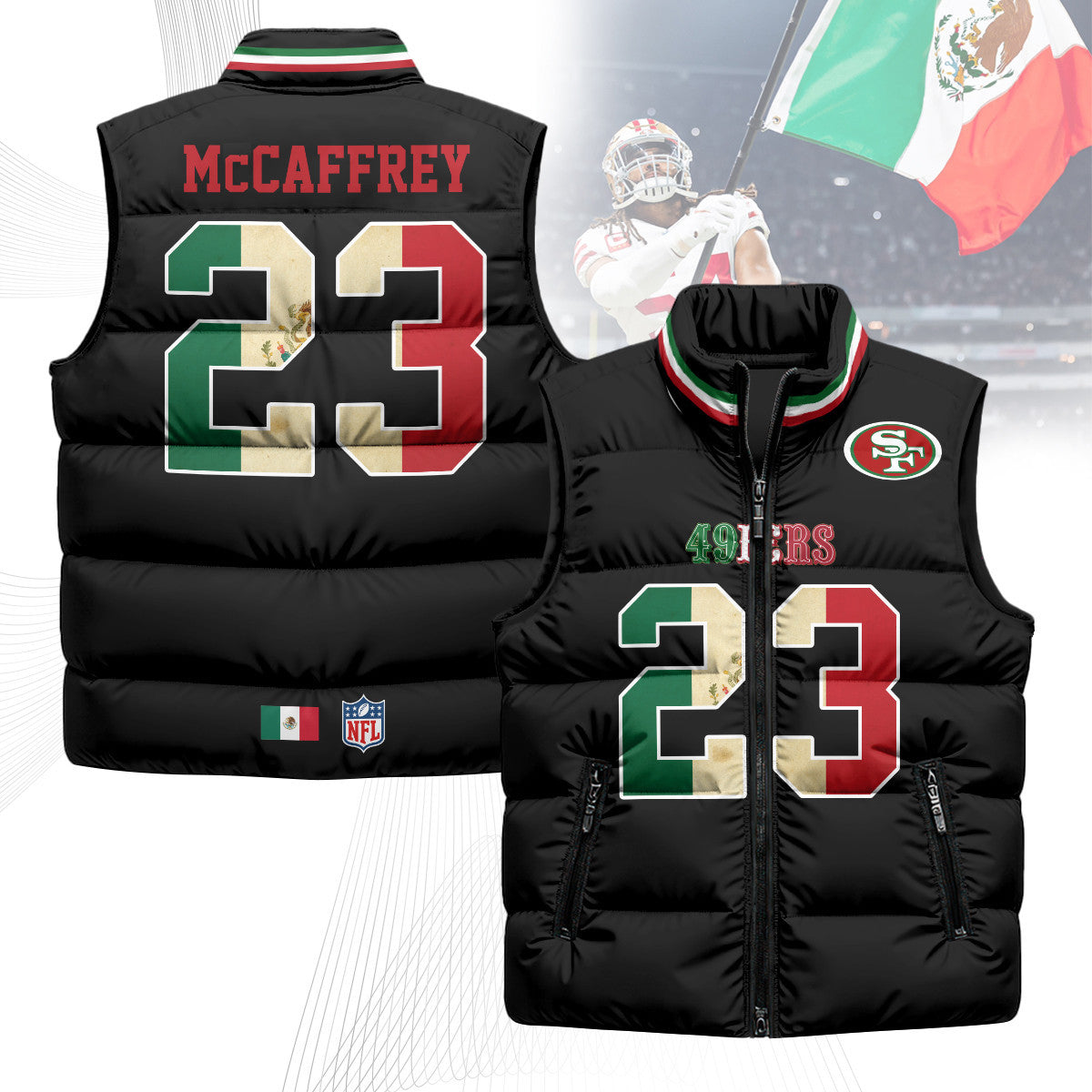 SF Mexico Puffer Vest