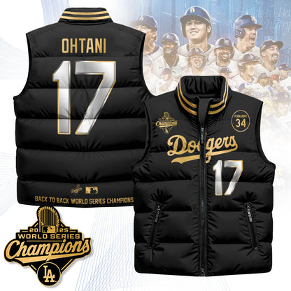 LAD 2025 World Series Champions Puffer Vest