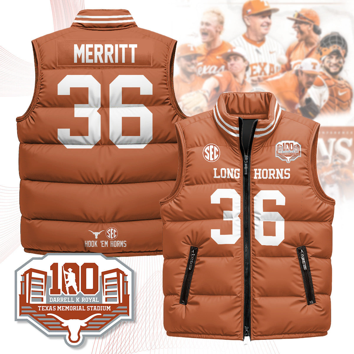 TEX Unisex Puffer Vest