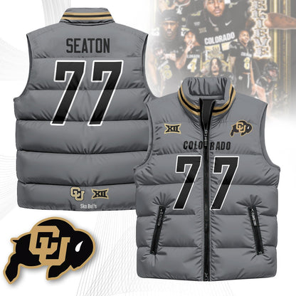 Colorado Buffaloes Unisex Puffer Vest