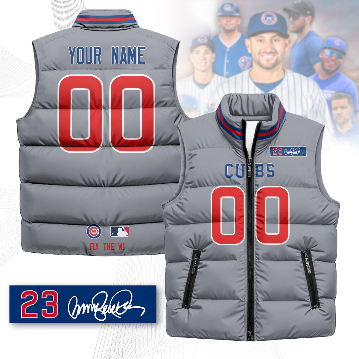 Chicago Cubs Unisex Puffer Vest
