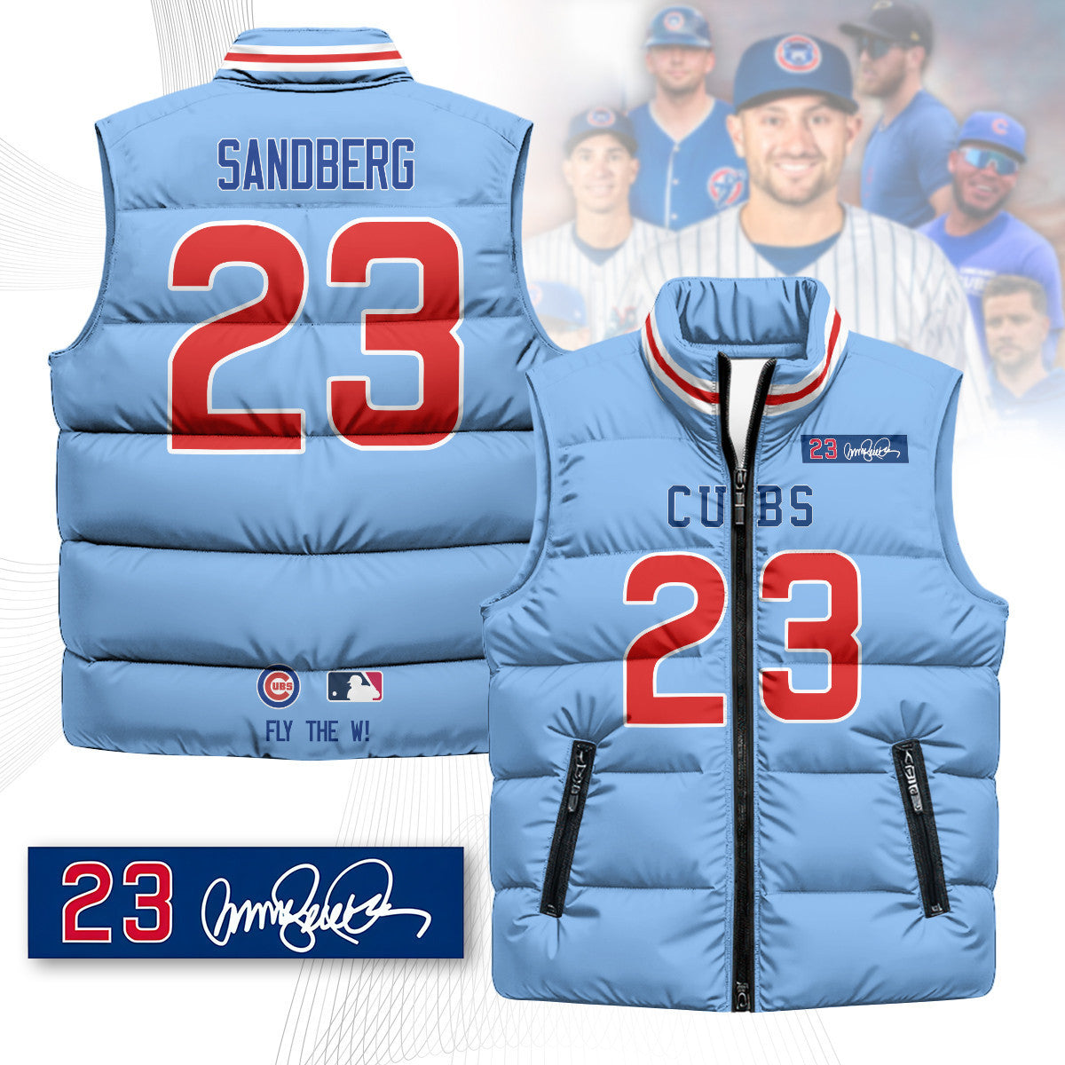Chicago Cubs Unisex Puffer Vest