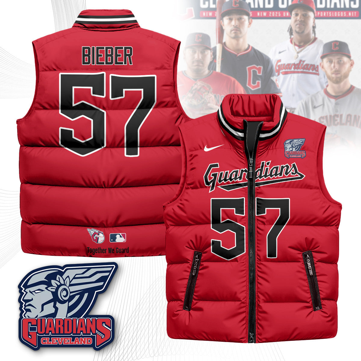 Cleveland Guardians Unisex Puffer Vest
