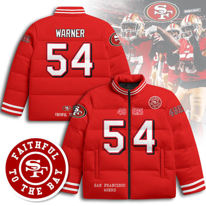 San Francisco 49ers Unisex Puffer Jacket